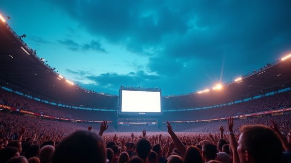 Pourquoi un panneau publicitaire au stade booste votre visibilité